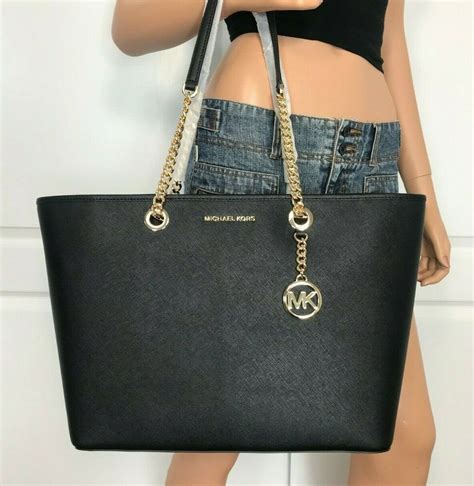 michael kors shania tote|Michael Kors leather tote bag.